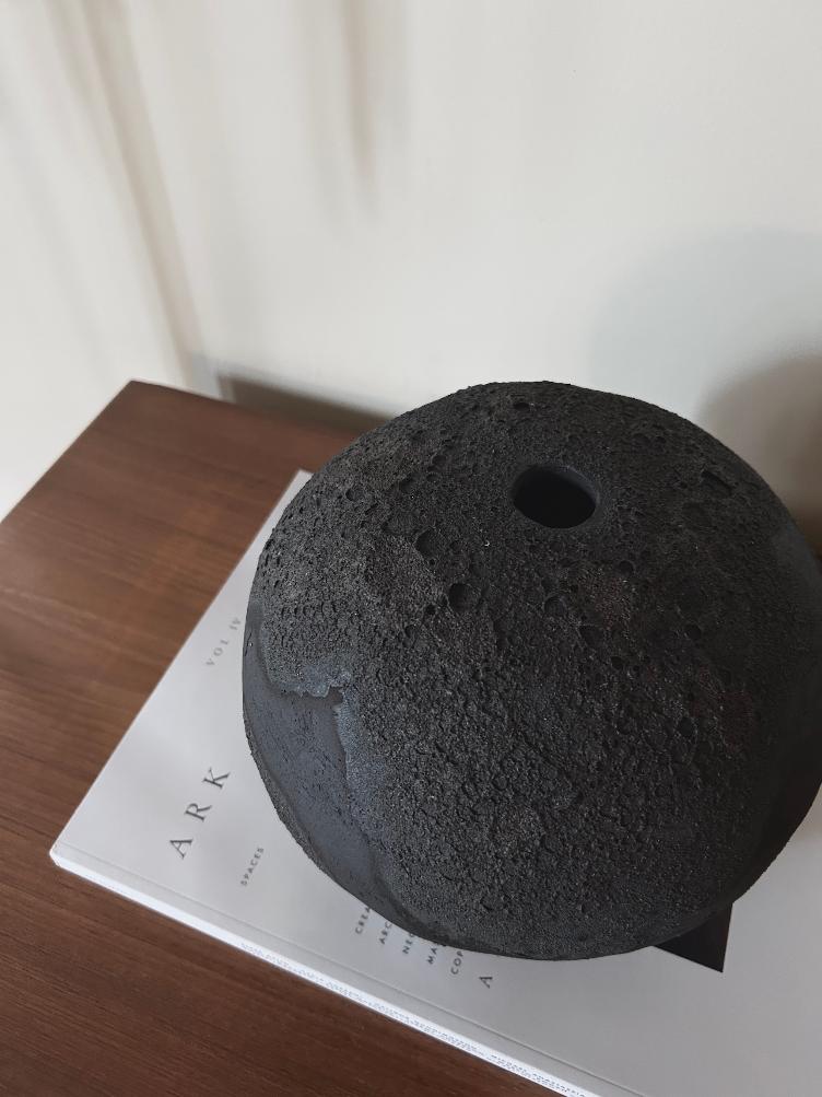 GLOBE VESSEL BLACK