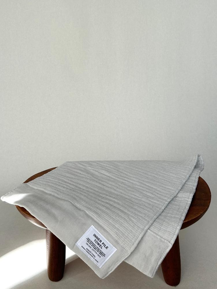 INNER PILE HAND TOWEL WHITE